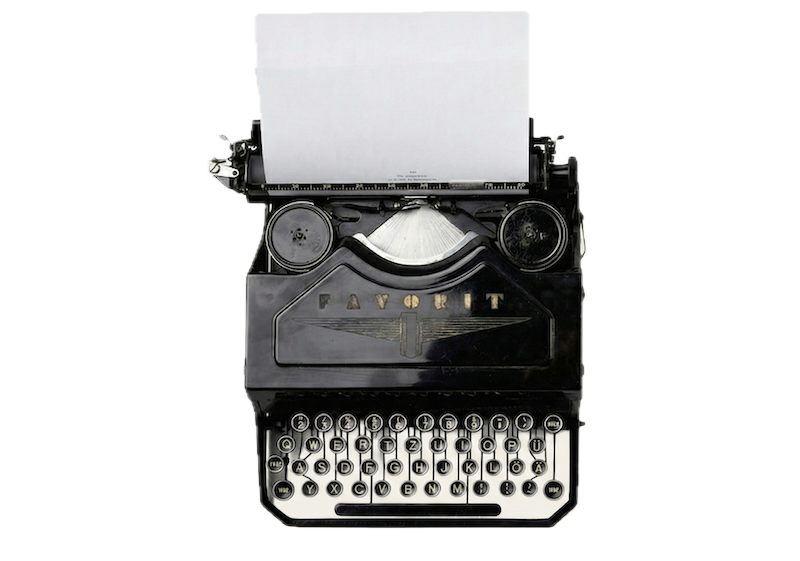 Vintage Black Fayorit Typewriter